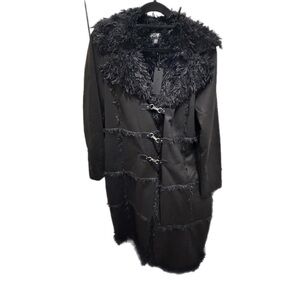 Dolls Kill Widow Sunset Sunrise Maxi Goth Coat